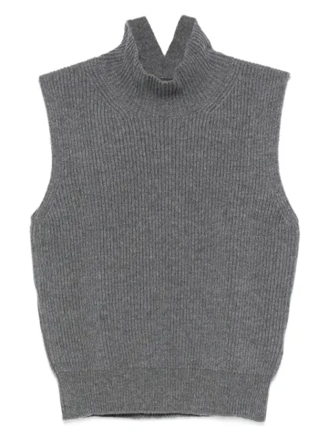 DONDUP ribbed-knit high-neck top