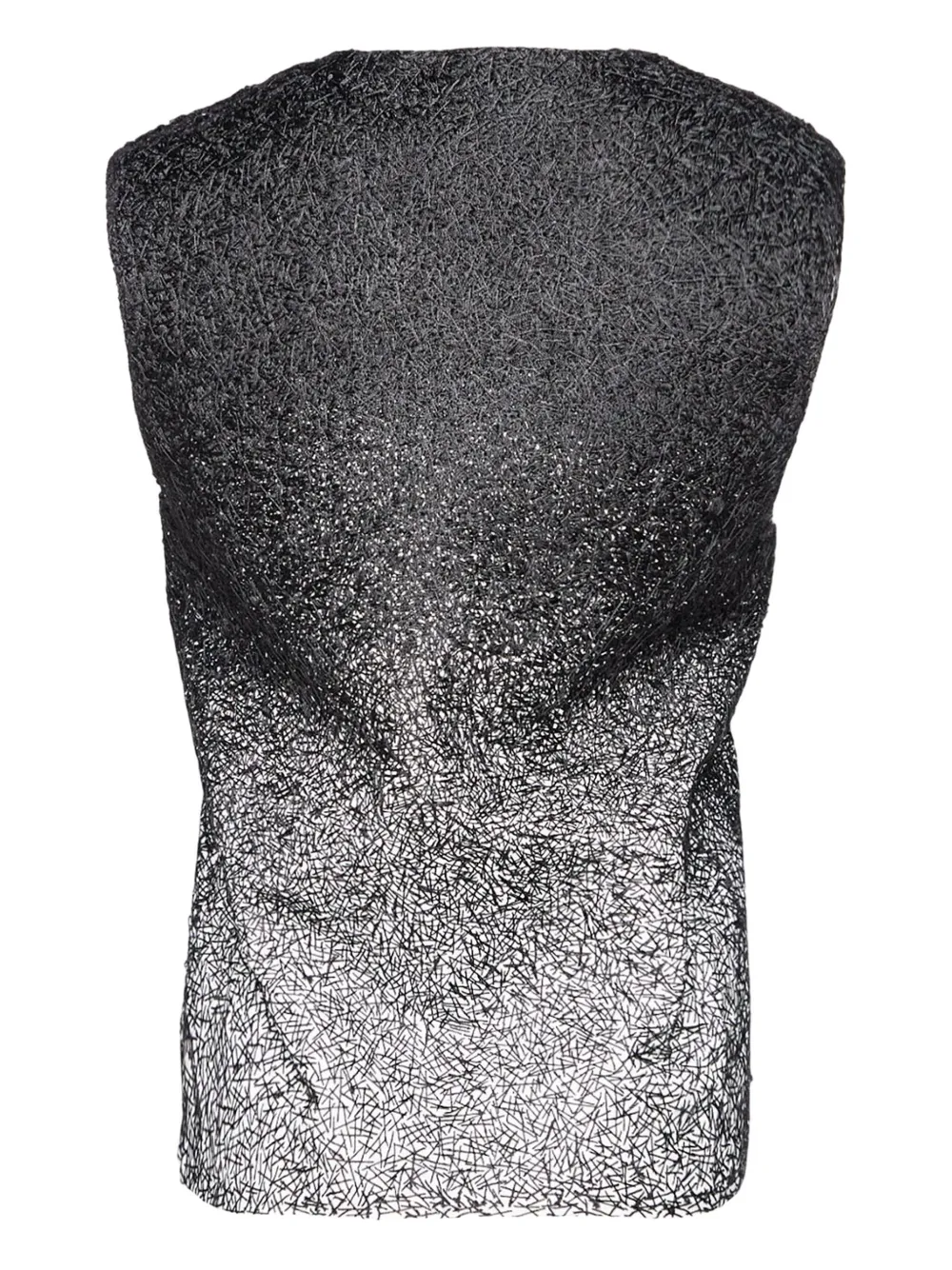 Raf Simons dégradé vest Zwart