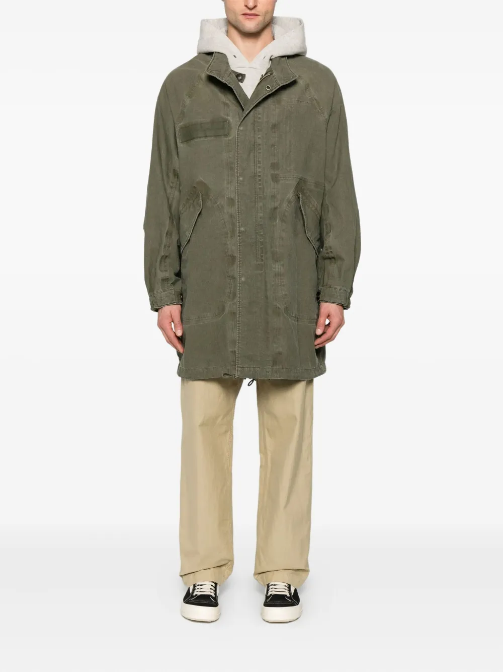 visvim Six-Five Fishtail linen parka | Parkas | Image 2