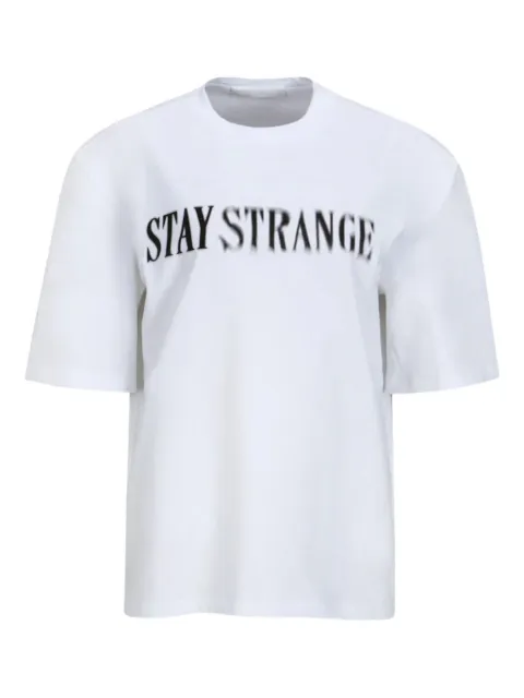 YCH lettering-print T-shirt