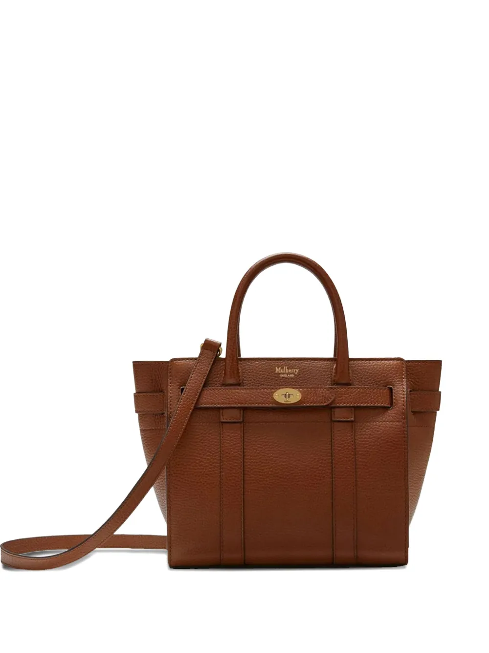 Mulberry small Zipped Bayswater cross body bag | Brown | Image 1