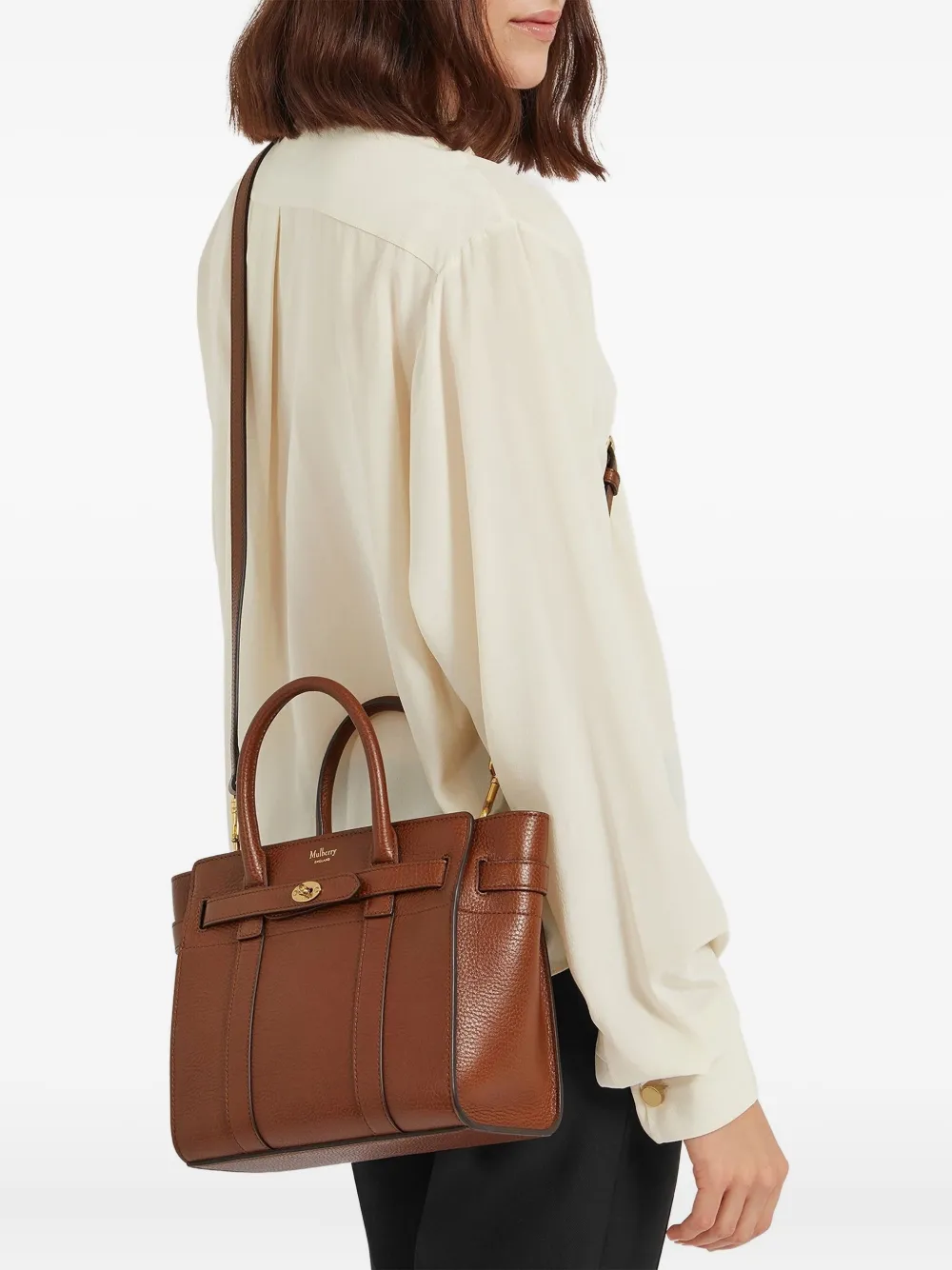 Mulberry small Zipped Bayswater cross body bag | Image 2