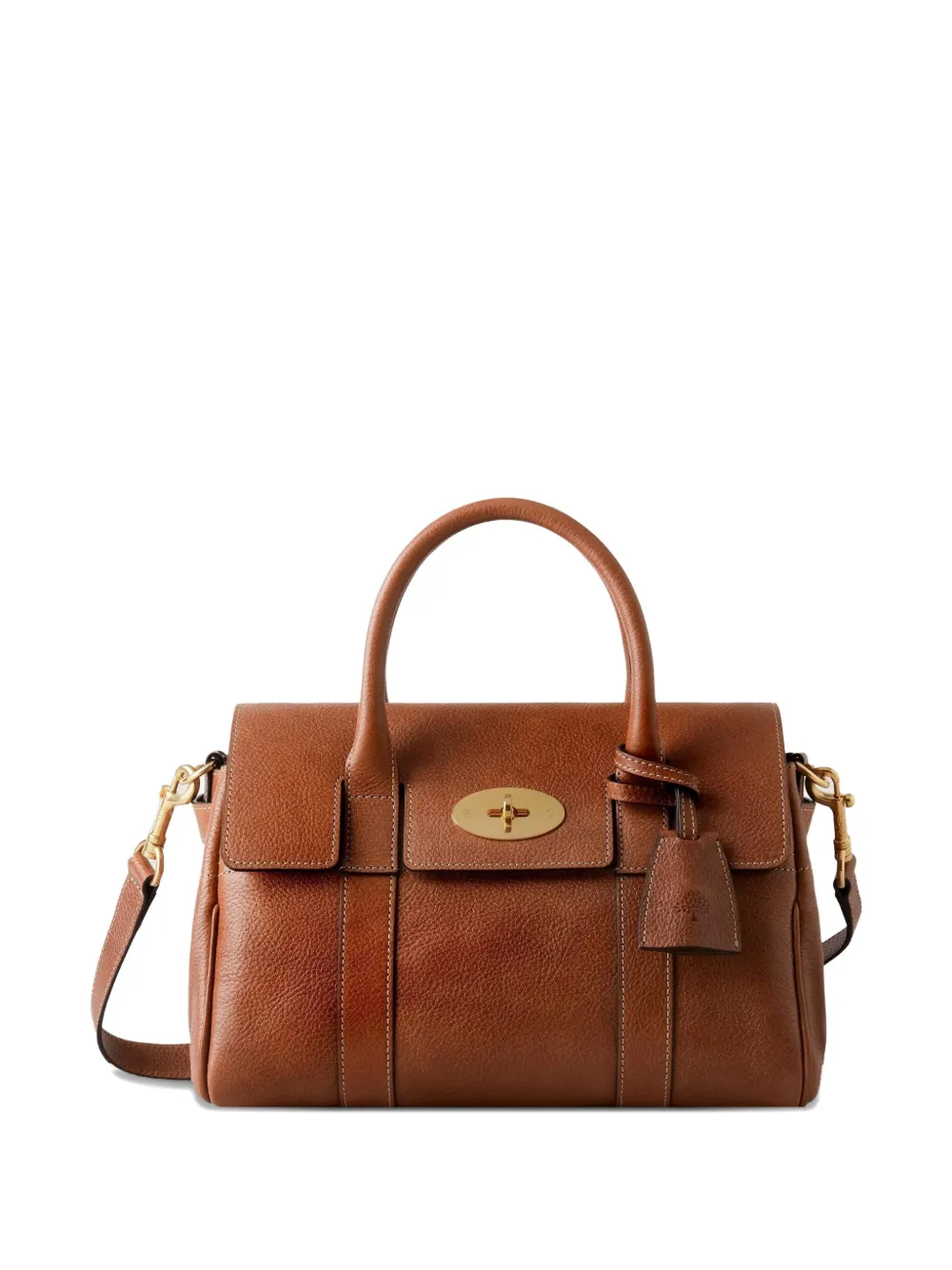 Mulberry Bayswater Leather Satchel In Brown