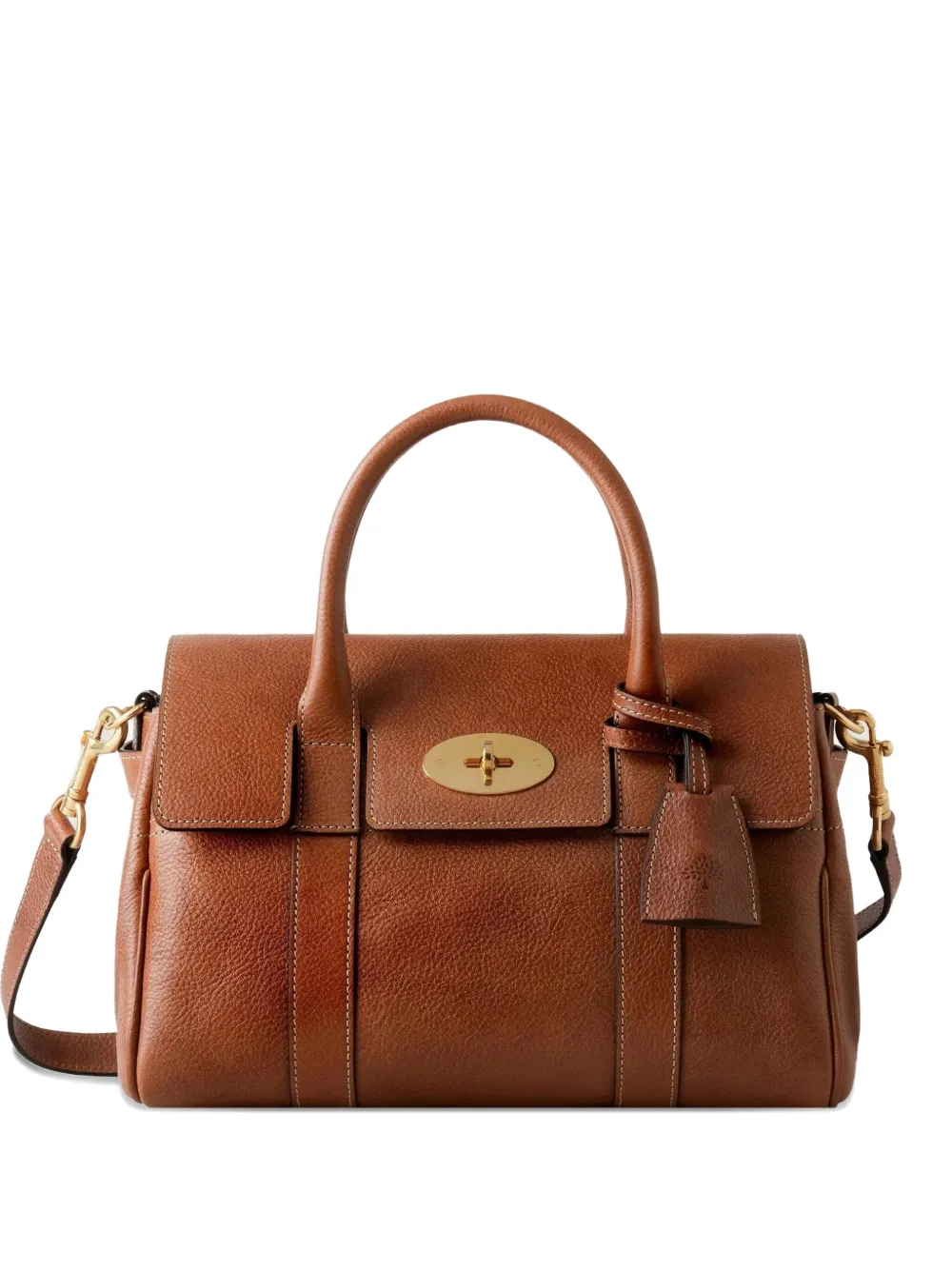 Mulberry Bayswater Leather Satchel In Brown
