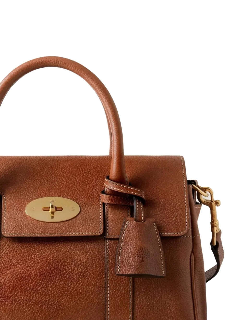 Mulberry Bayswater leather satchel Bruin
