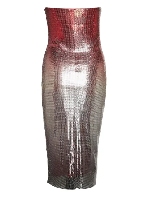 Rabanne Naomi chainmail ombre dress
