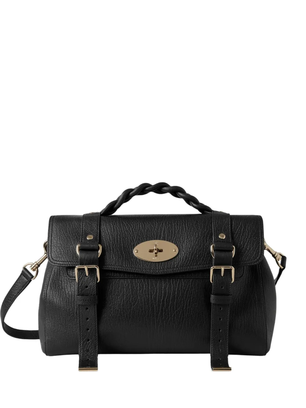Mulberry Alexa braided-handle satchel | Black | Image 1