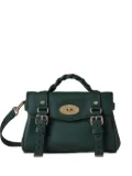 Mulberry mini Alexa braided-handle satchel bag - Green