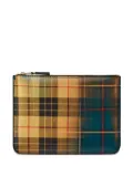 Comme Des Garçons Wallet plaid-pattern wallet - Green