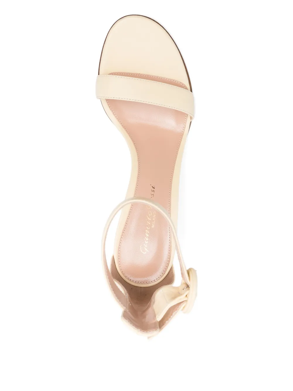 Gianvito Rossi 65mm Portofino ankle-strap leather sandals Neutrals