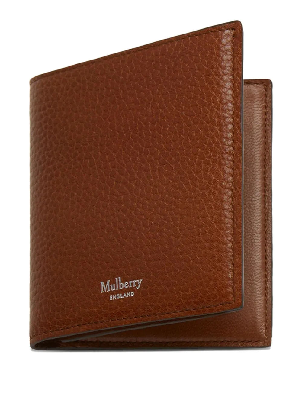 Mulberry calf-leather trifold wallet Bruin