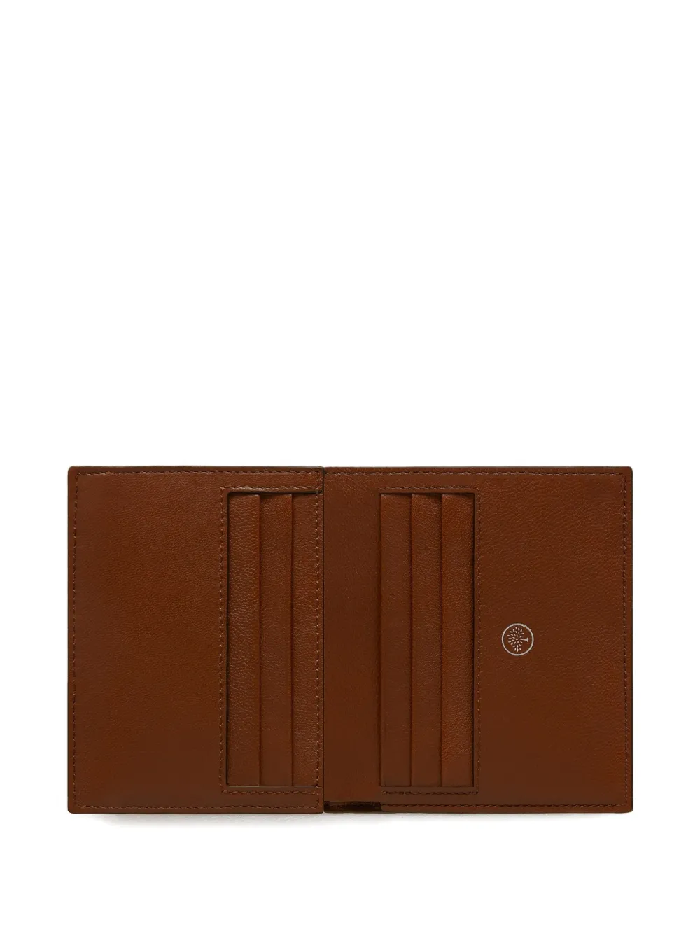 Mulberry calf-leather trifold wallet Bruin