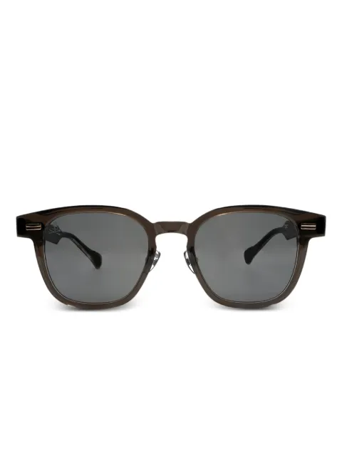 Mastermind Japan Bape skull-embellishment round-frame sunglasses