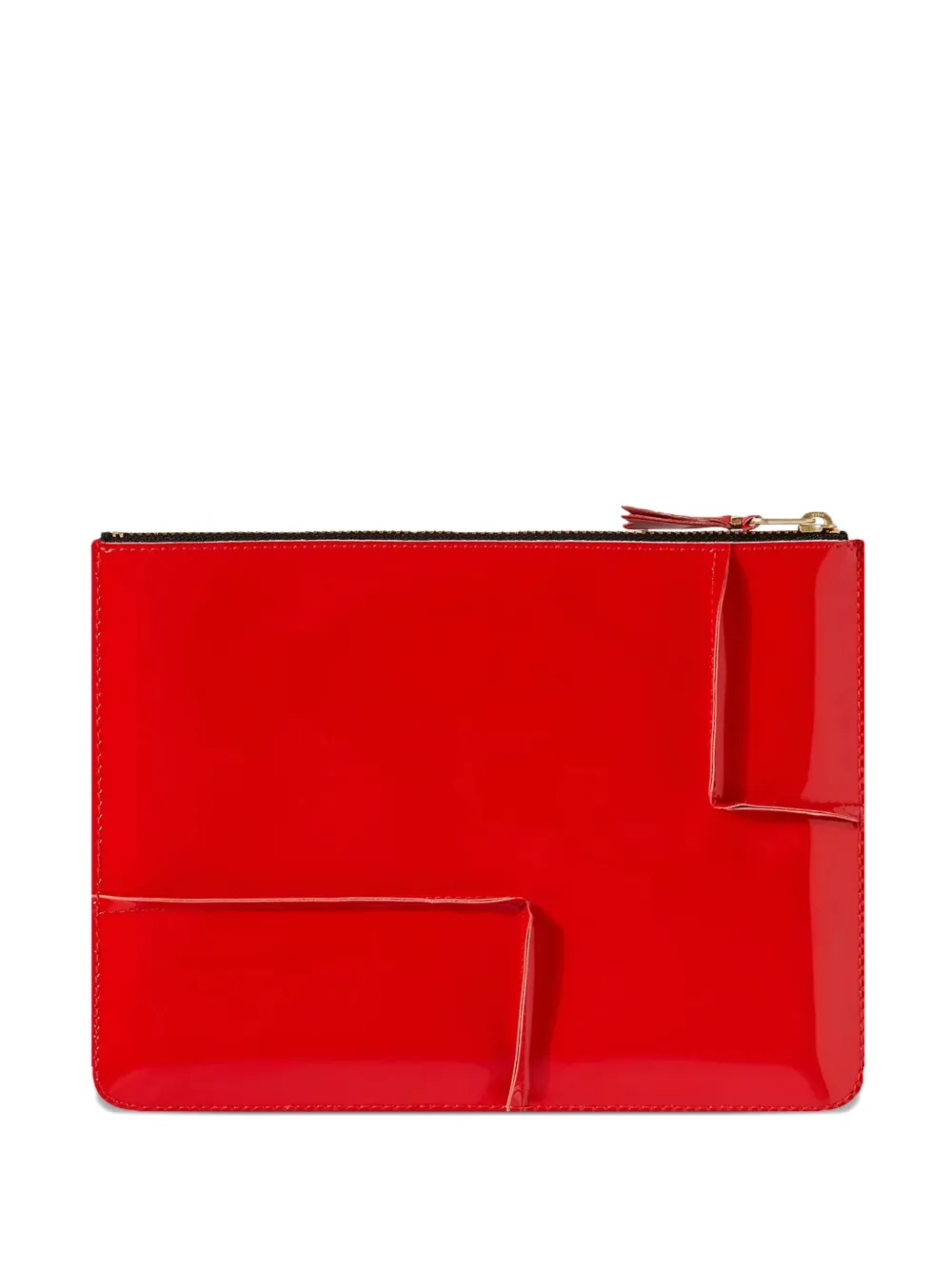 Comme Des Garçons Seam-details Wallet In Red