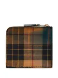 Comme Des Garçons Wallet plaid-pattern wallet - Yellow