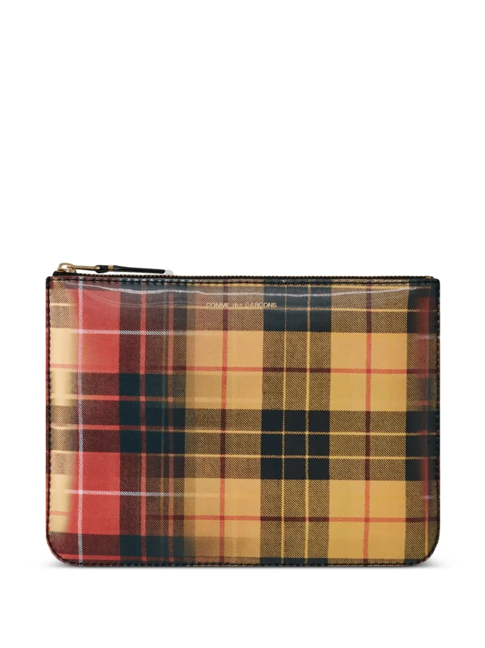 Comme Des Garçons Wallet plaid-pattern wallet | Red | Image 1
