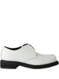 Comme Des Garçons Comme Des Garçons lace-up leather derby shoes - White