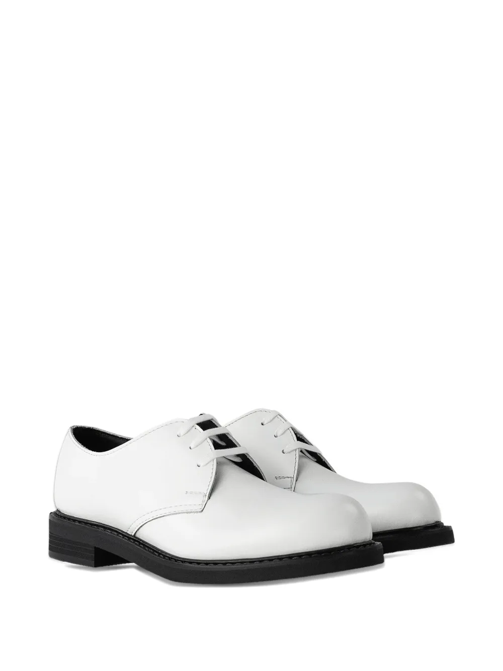 Comme Des Garçons Comme Des Garçons lace-up leather derby shoes White
