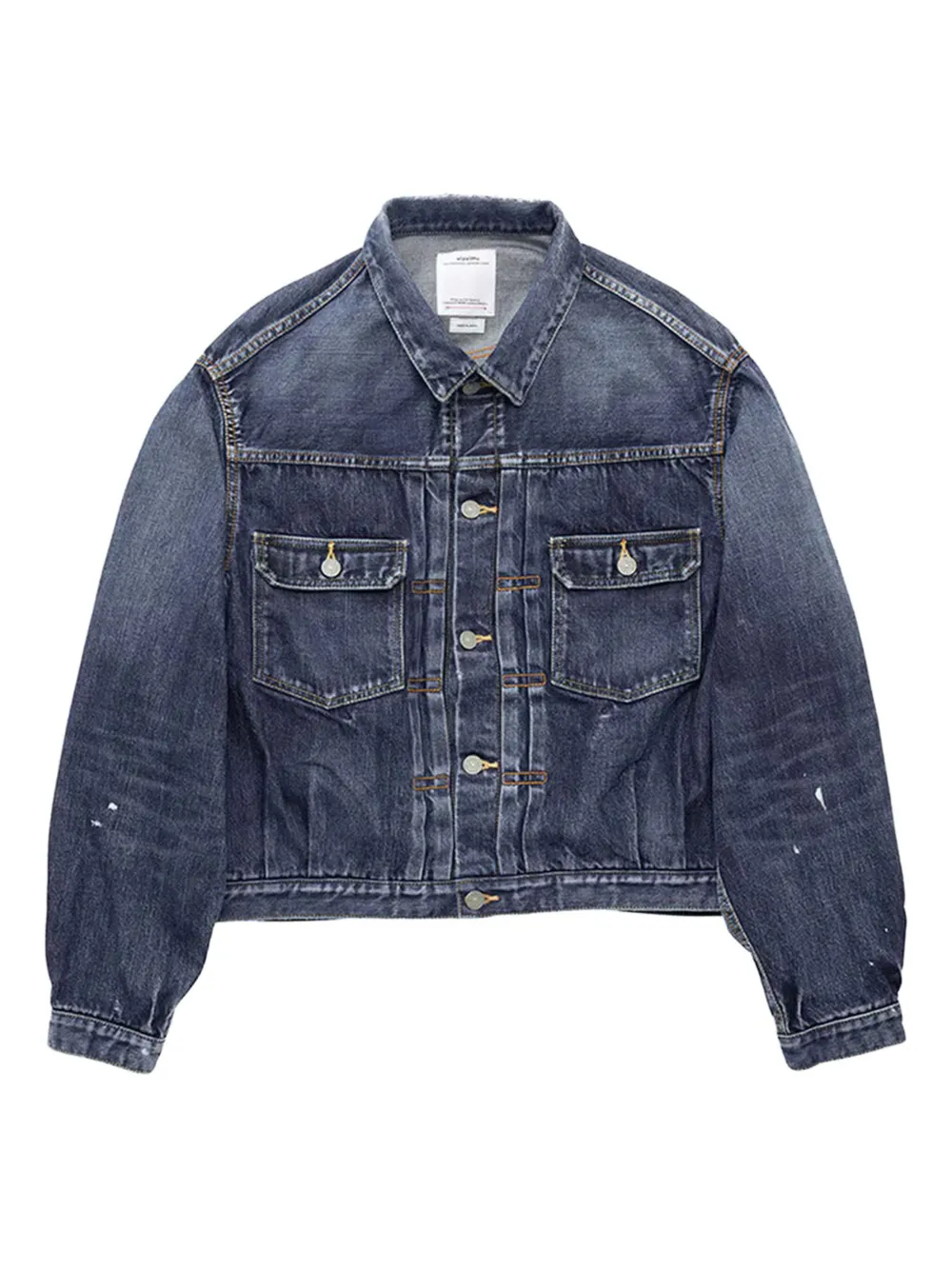 visvim distressed denim jacket | Blue | Image 1