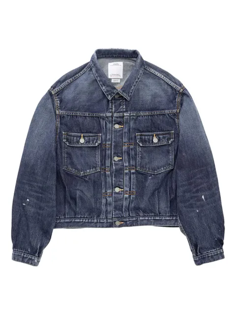 visvim distressed denim jacket