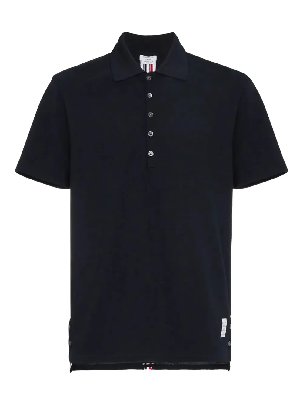 Thom Browne logo-detail polo shirt | Blue | Image 1