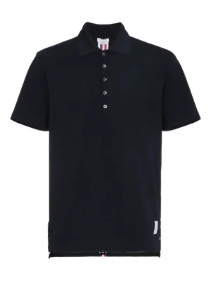 THOM BROWNE ストライプディテール ポロシャツ Thom Browne ストライプディテール ポロシャツ 通販 - FARFETCH