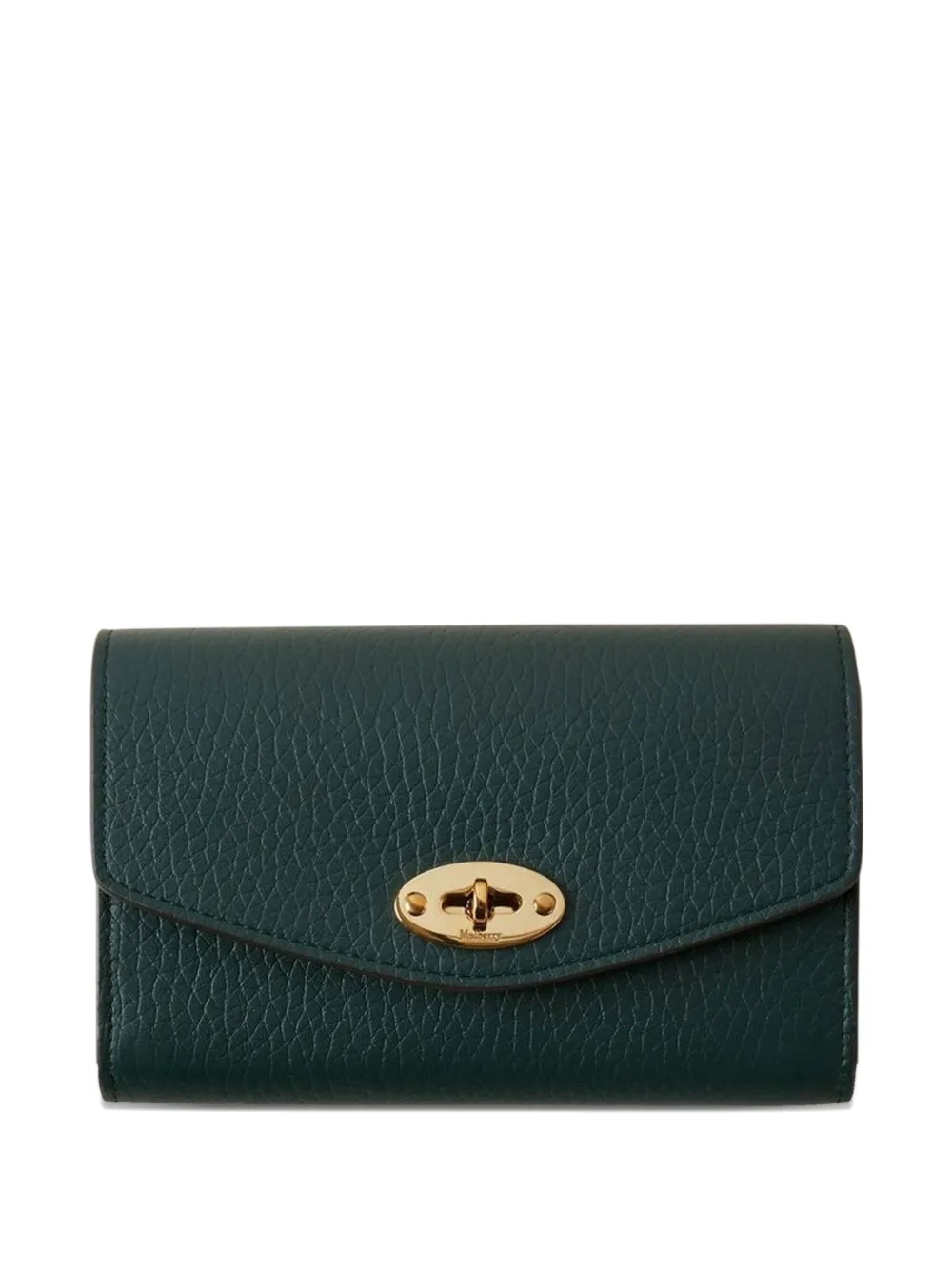 Mulberry Medium Darley Wallet In Green