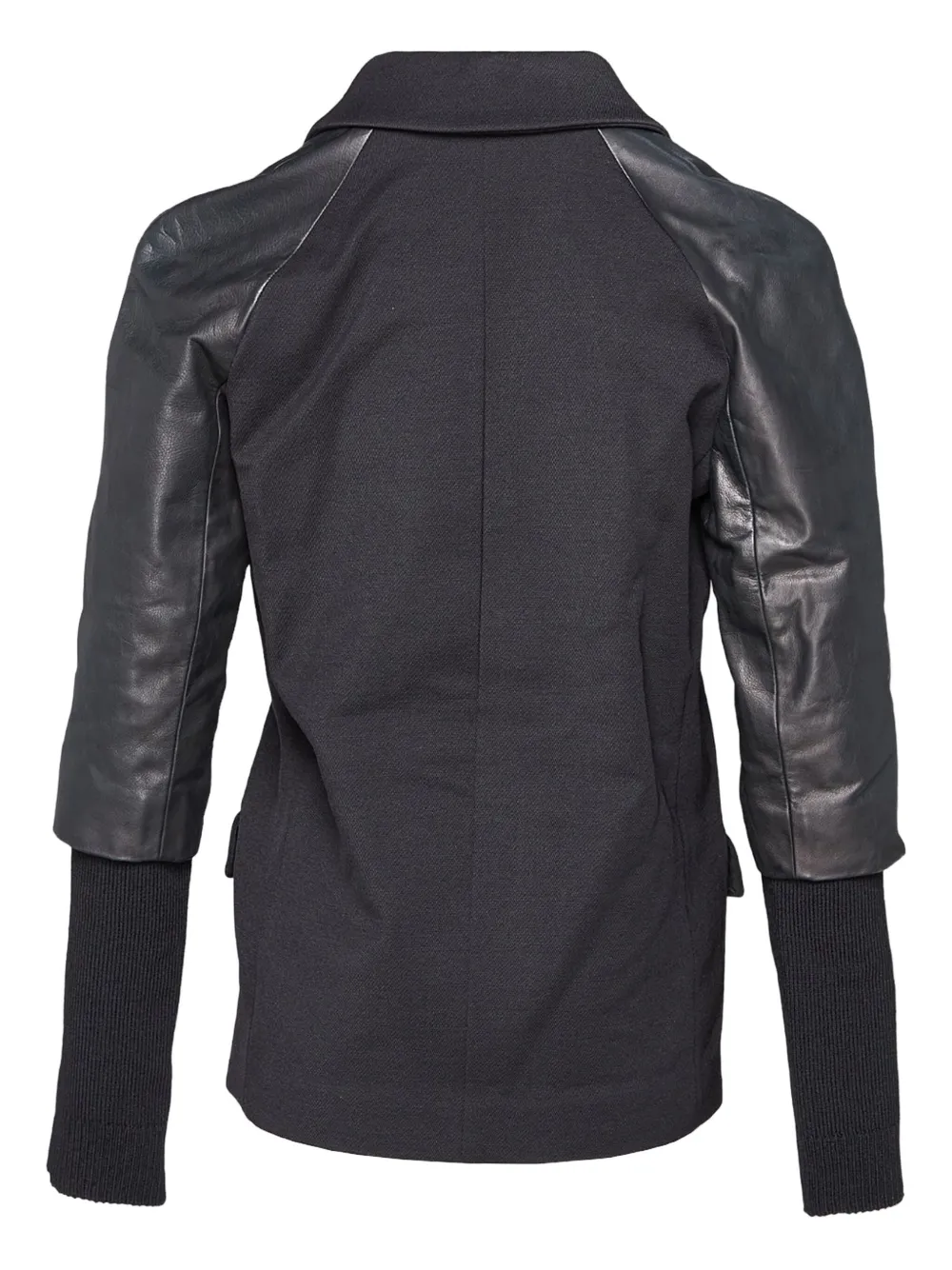 Jil Sander Wollen blazer met dubbele mouwen Zwart