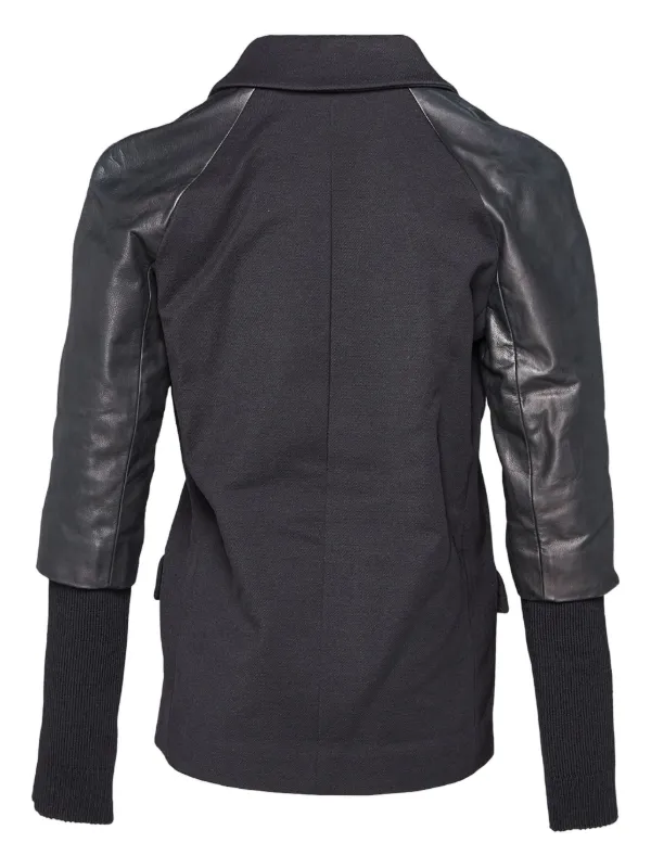 60s 70s 超希少 JIL SANDER ダブルジャケット　ブラック Jil Sander ダブルスリーブ ジャケット | ブラック | FARFETCH JP