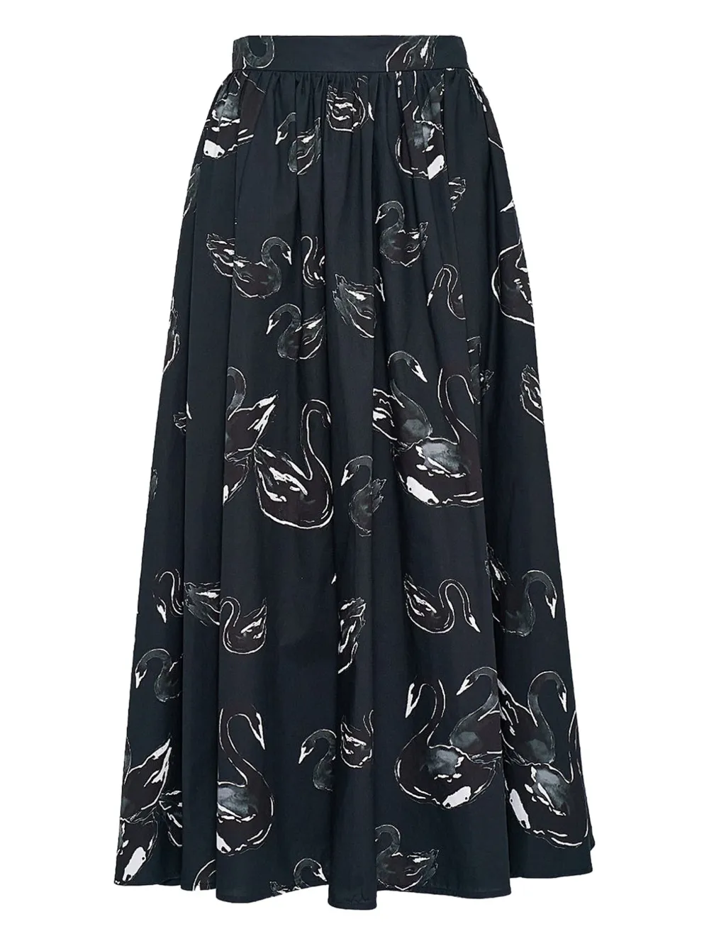 MSGM Midi-rok met print Zwart