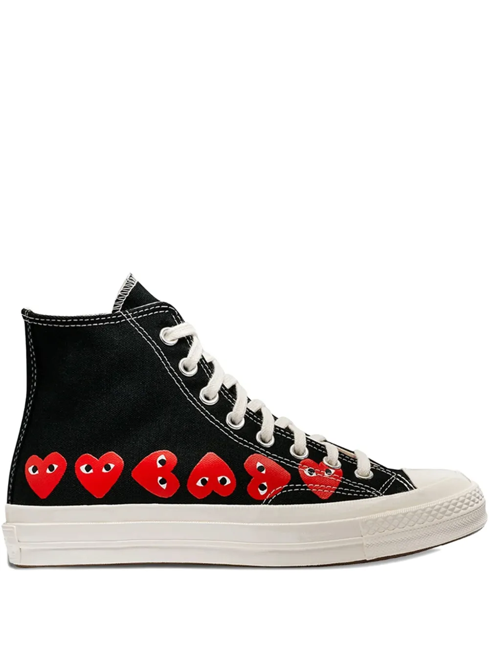 Comme Des Garçons Play x Converse Chuck 70 Multi Heart sneakers Black
