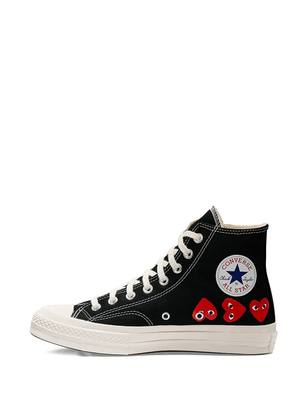 Comme Des Garçons Play x Converse Chuck 70 Multi Heart sneakers Black