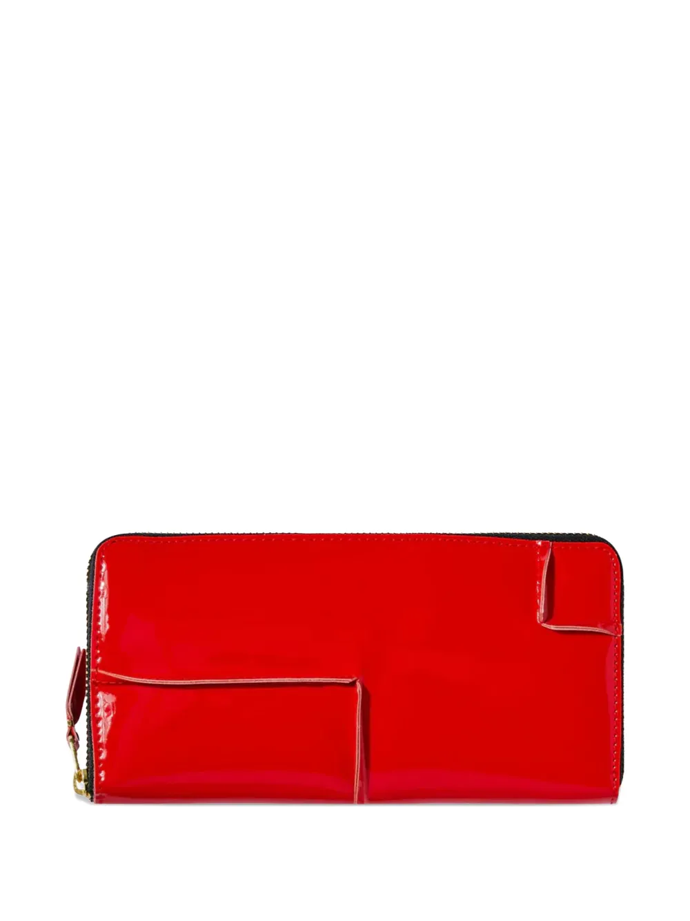 Comme Des Garçons Wallet Reversed portemonnee met rits Rood