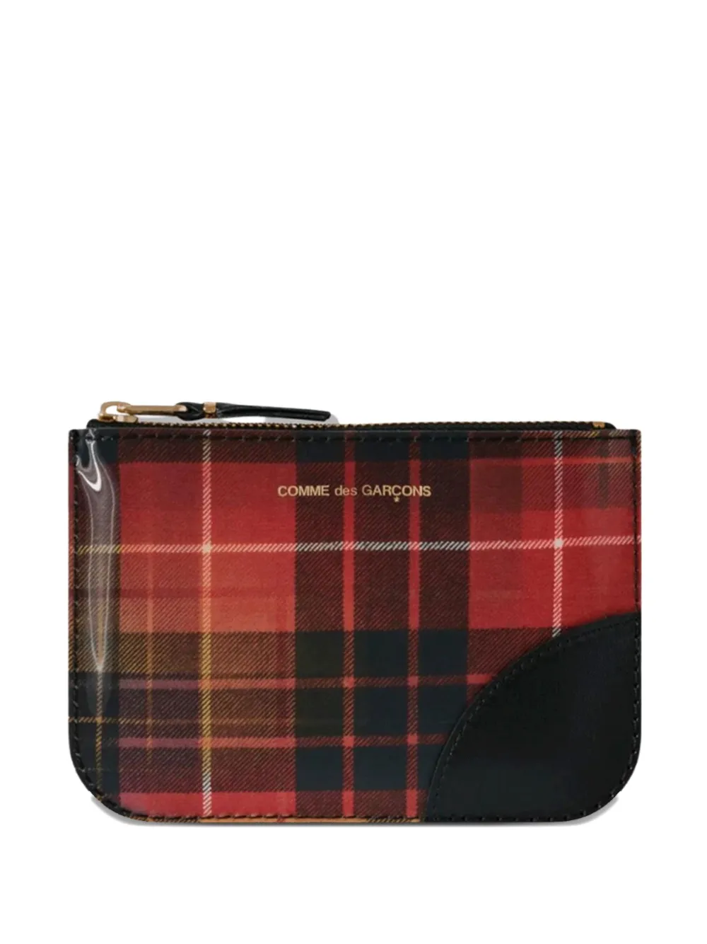 Comme Des Garçons Wallet Lenticular Tartan wallet Rood