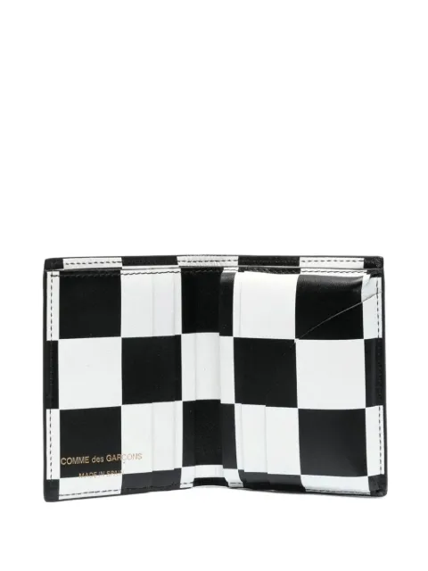 Comme Des Garçons Wallet checkerboard bi-fold wallet