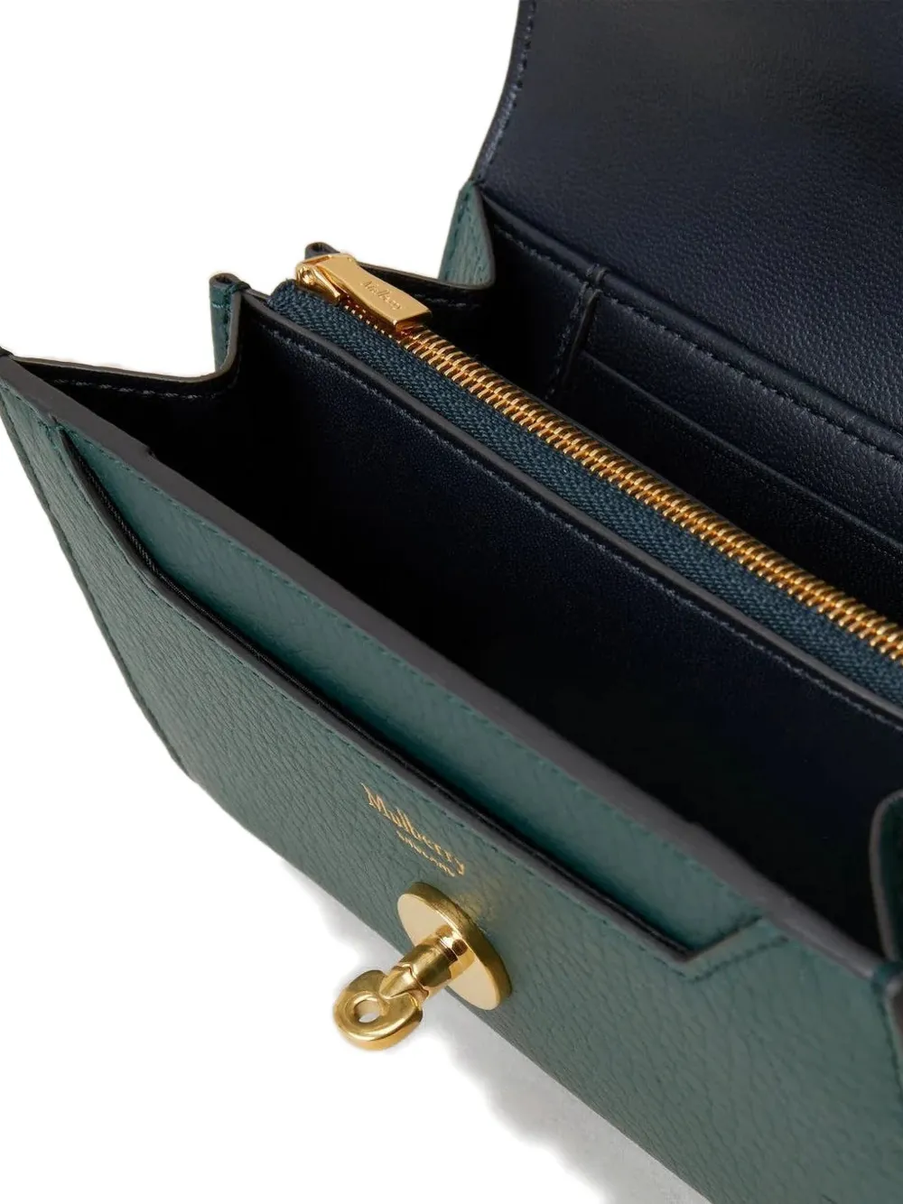 Mulberry medium Darley wallet Groen