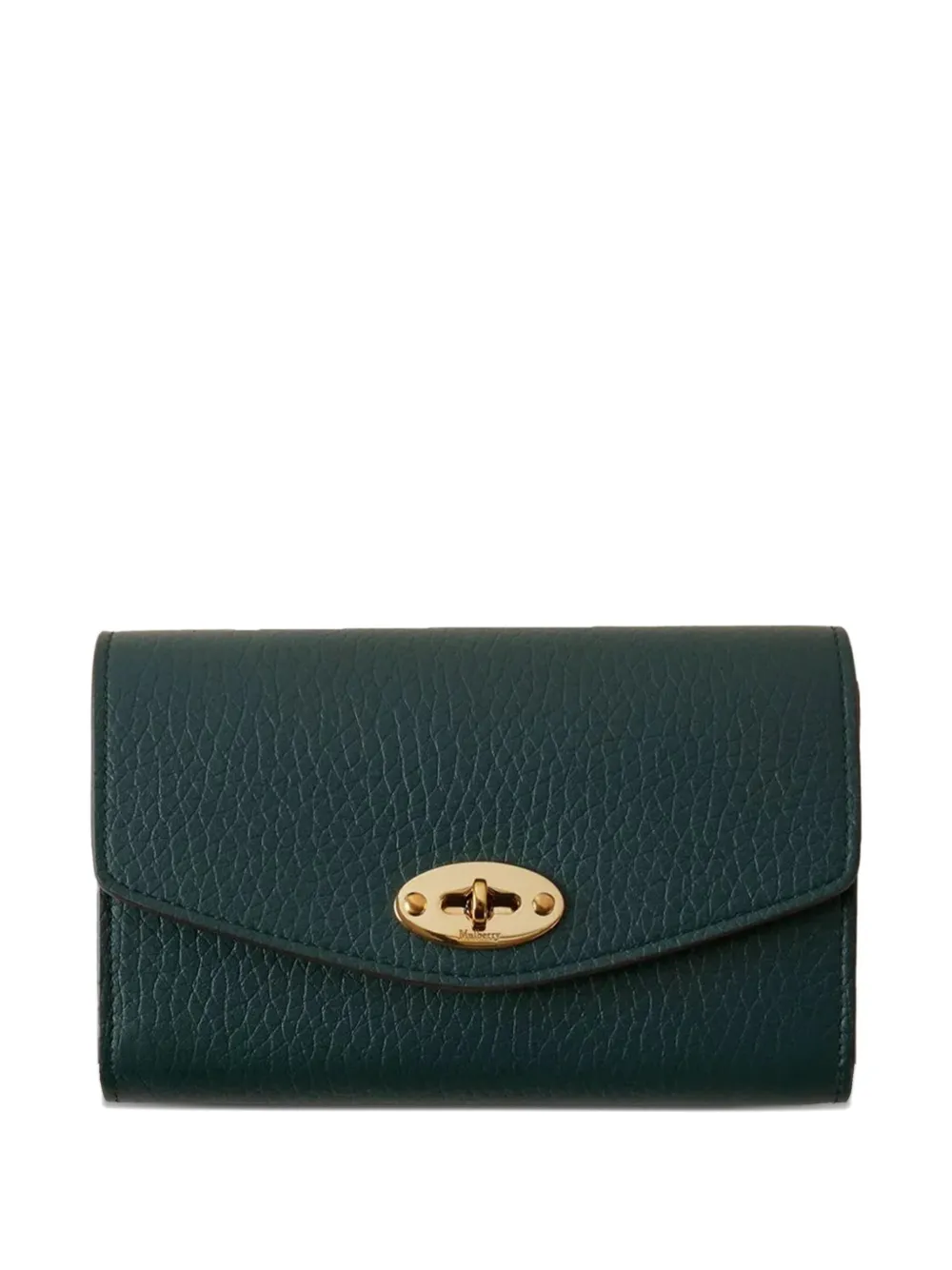 Mulberry Medium Darley Wallet In Green