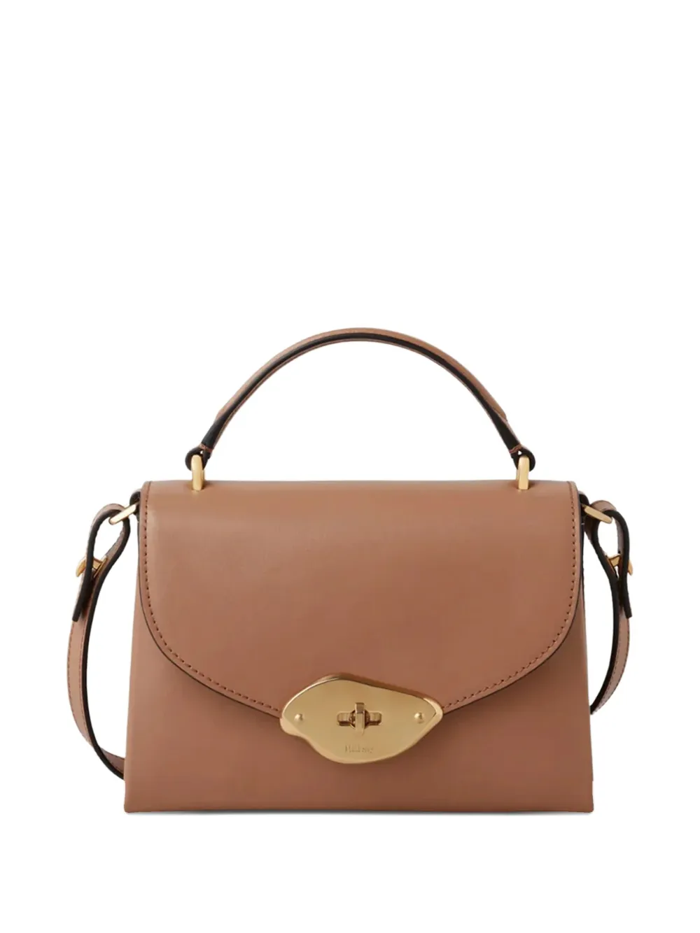 Mulberry small Lana leather top-handle bag Bruin