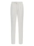 Boggi Milano side-dart trousers - White