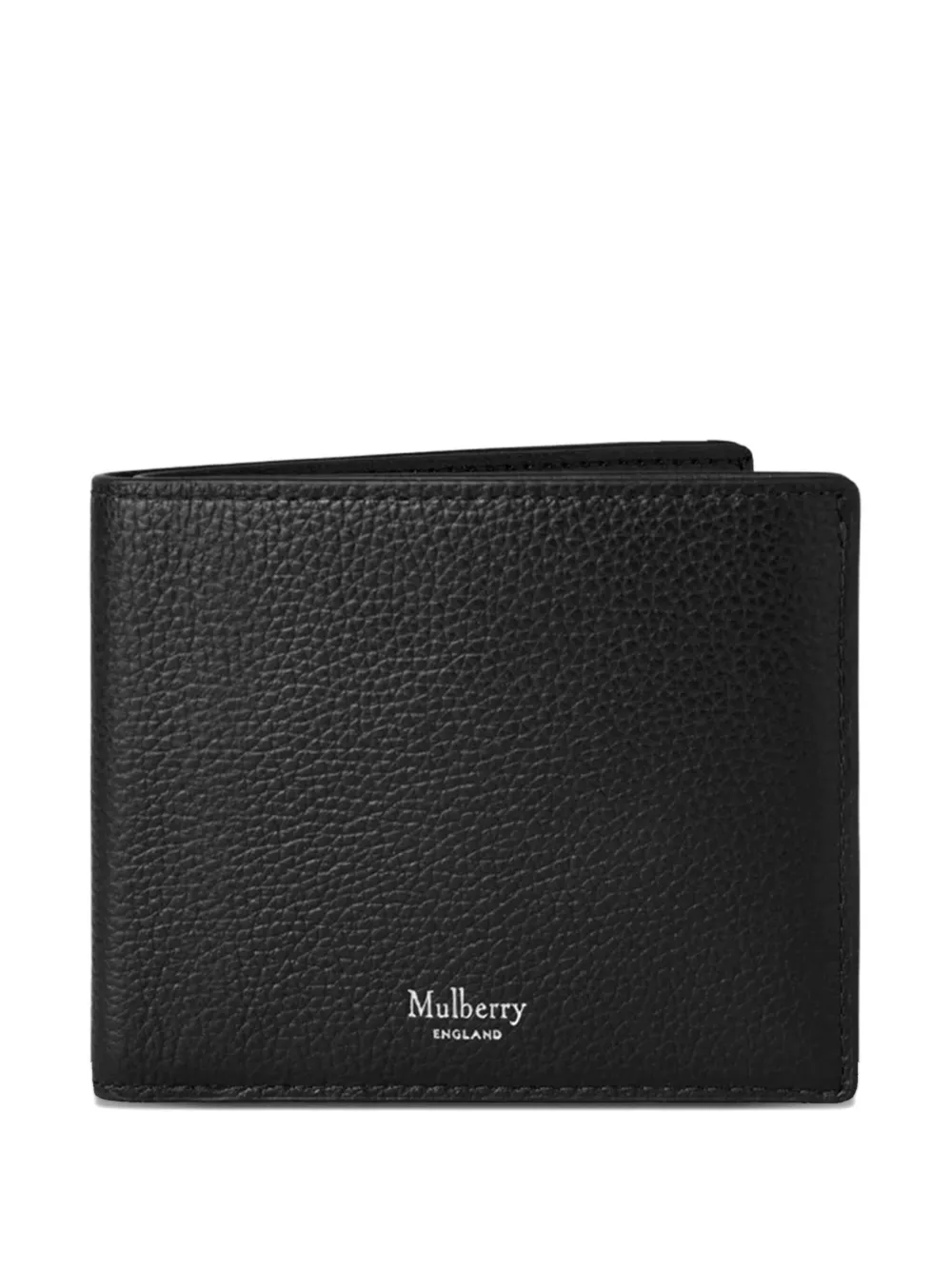 Mulberry Classic Grain Bifold Wallet In Black