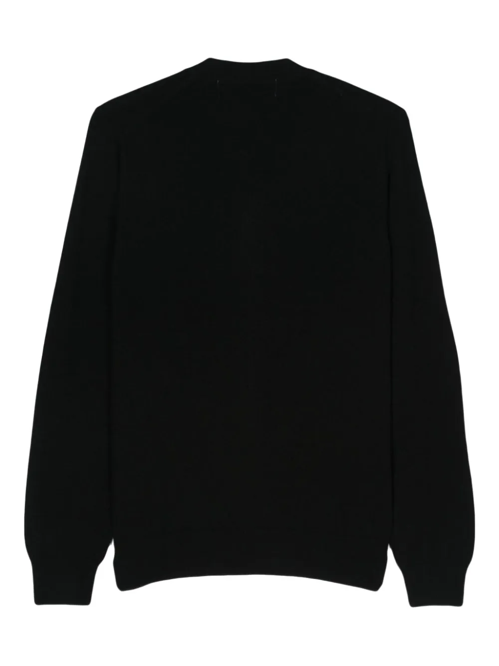 Comme Des Garçons Play Vest met rood hart embleem Zwart