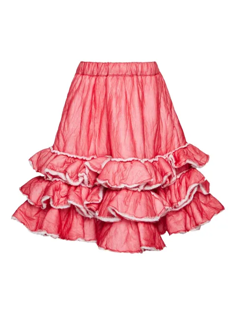 Comme Des Garçons tiered ruffled skirt