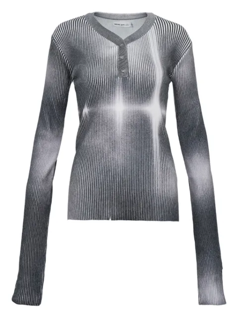 Hache ribbed-knit T-shirt