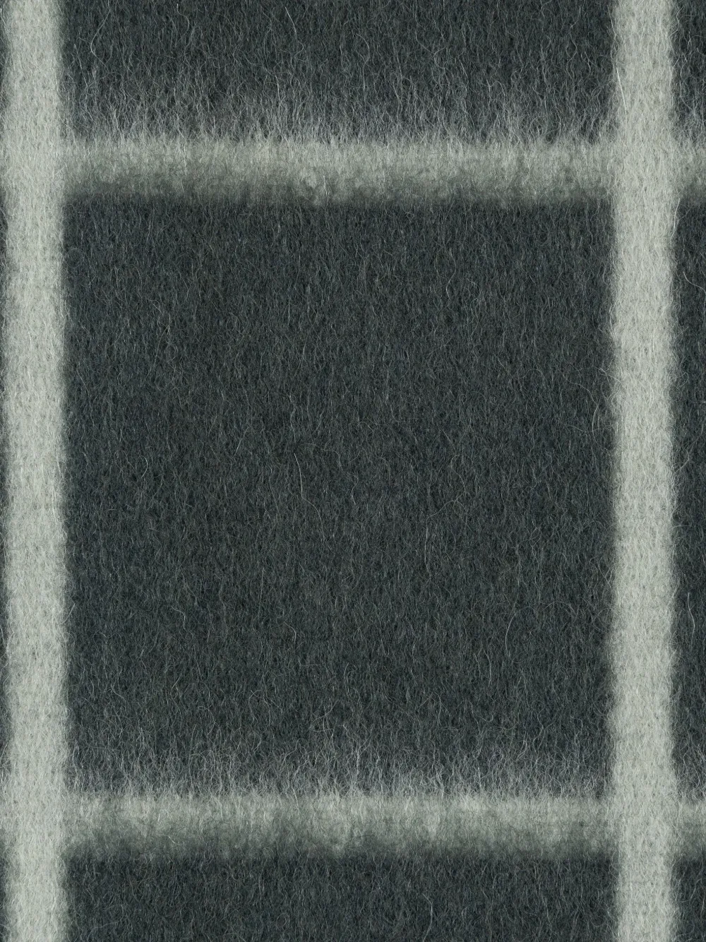 Blacksaw Grid-pattern Blanket In Green