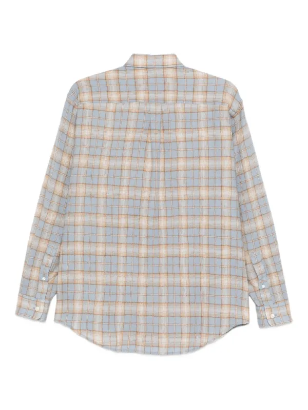 AURALEE AIRY WOOL CHECK SHIRT 24AW 3 AURALEE Airy Wool Check