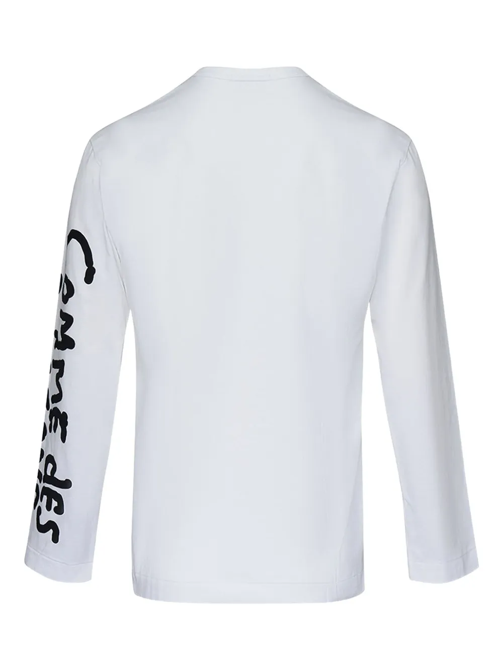 Comme Des Garçons T-shirt met lange mouwen en print Wit