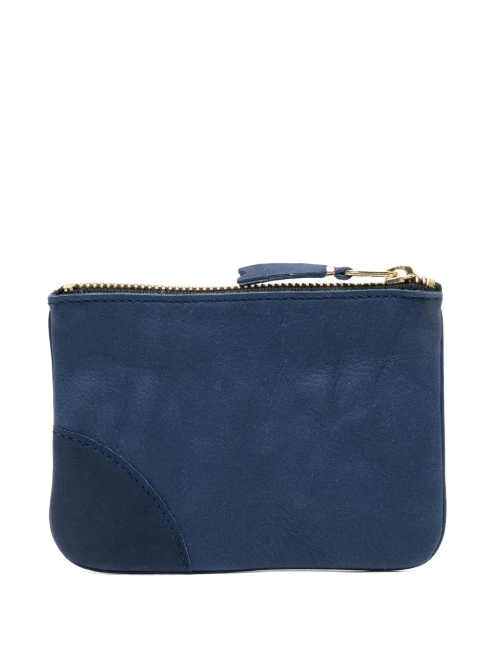 Comme Des Garçons Wallet Portemonnee met logodetail Blauw