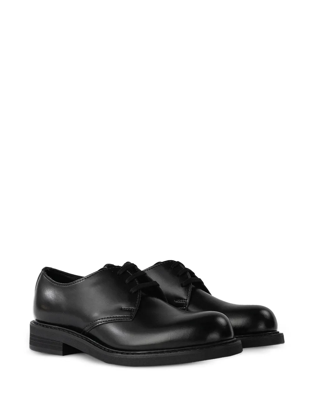 Comme Des Garçons Comme Des Garçons leather derby shoes Black