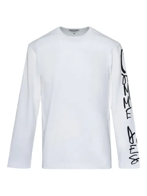 Comme Des Garçons Holiday long-sleeve logo T-shirt