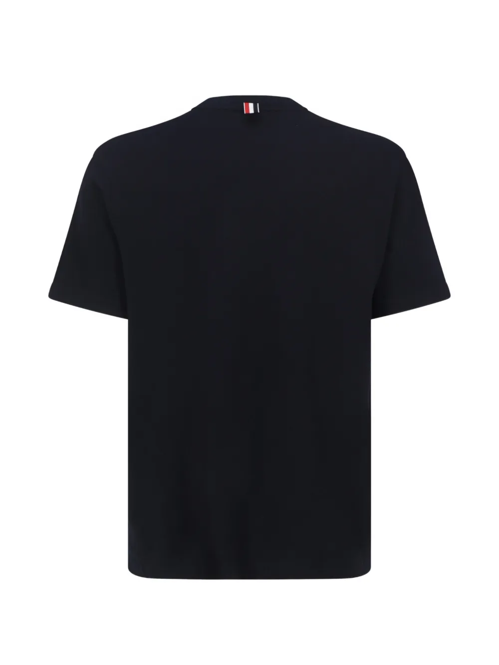 Thom Browne T-shirt met vier strepen Blauw